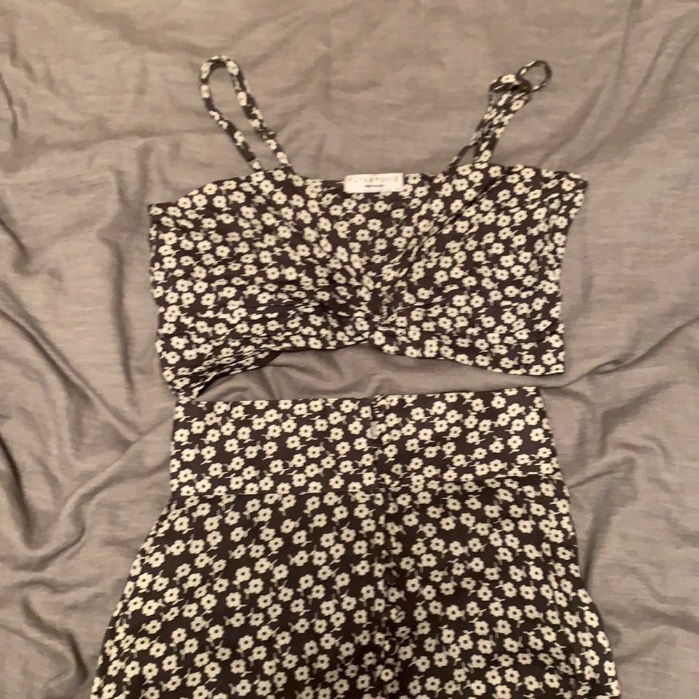 Flynn Skye matching skirt crop top set